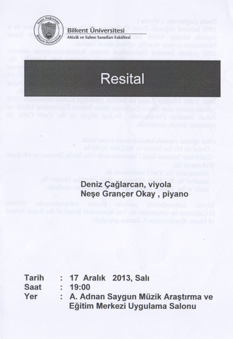 Viola Recital