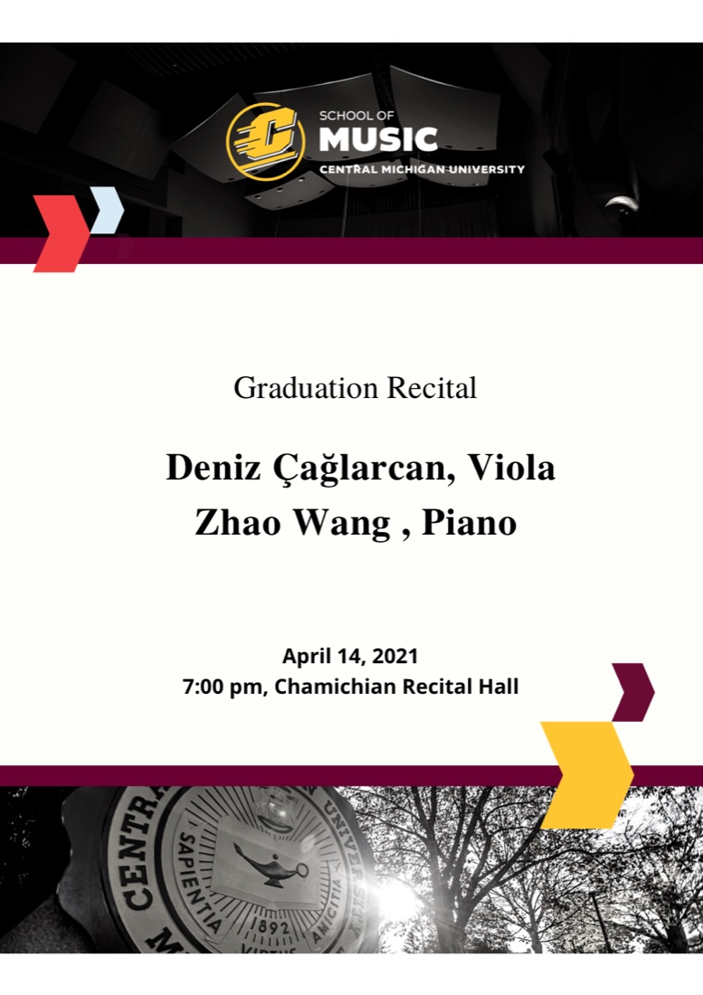 Graduation Recital, Viola