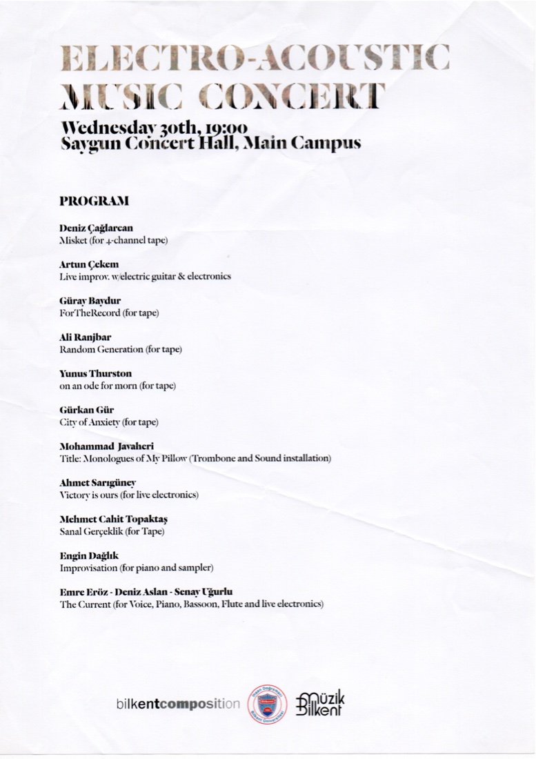Electro-Acoustic Music Concert, Misket