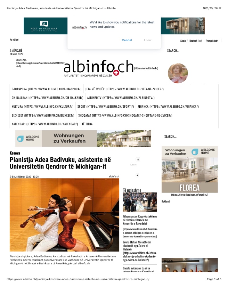 Albinfo article