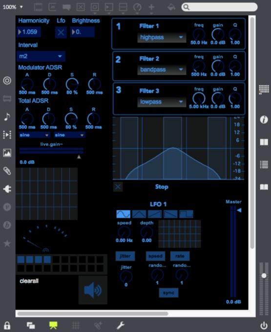 Syntherella Max patch interface